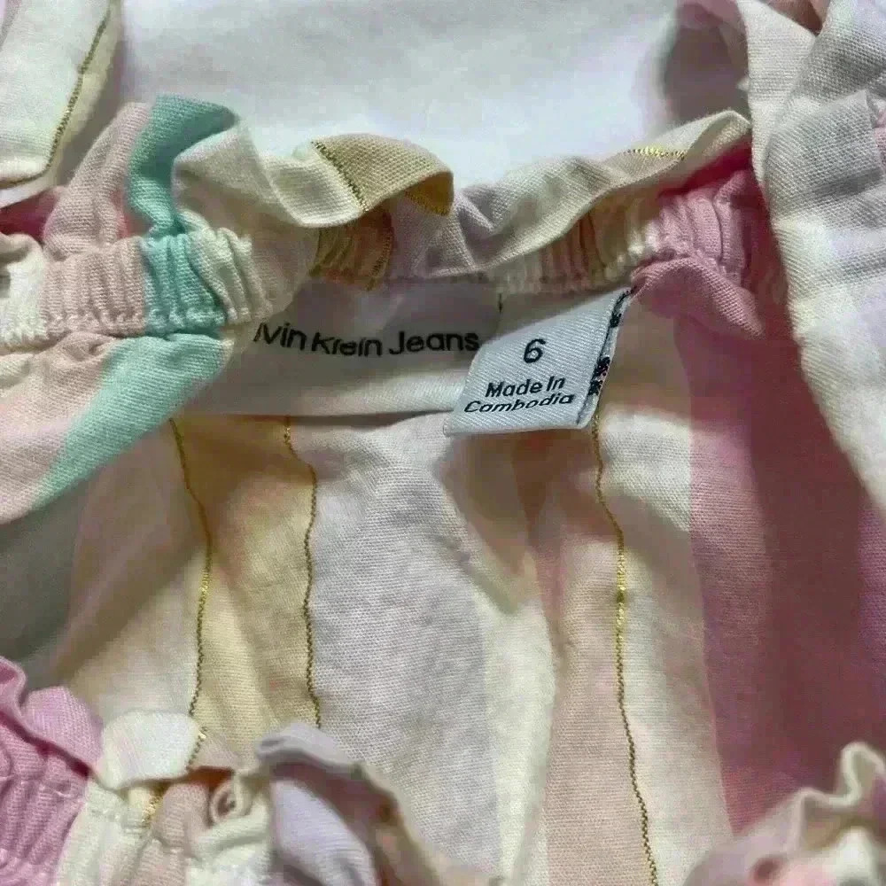 Calvin Klein Jeans Girls Size 6 Tank and Short Set - Picture 7 of 8